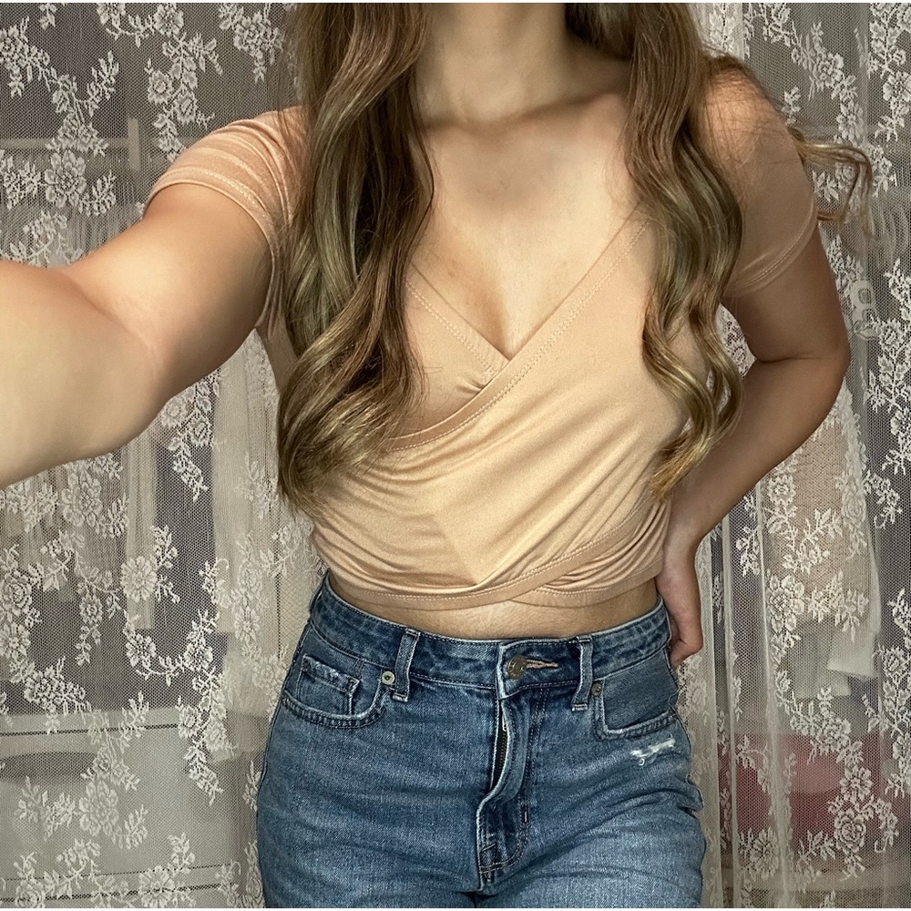 ♡ Fashion Nova Violet Crop Top ♡